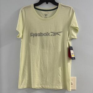 NWT Reebok Pastel Green Tee with Logo